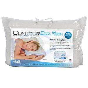KEGO Anti-Snoring : # 900248 Contour Cool Mesh Memory Foam Pillow-/catalog/accessories/kego/900248-02