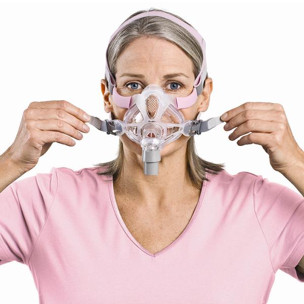 ResMed CPAP Full-Face Mask : # 62502 Quattro FX for Her with Headgear , Medium (Pink)-/catalog/full_face_mask/resmed/62501-02