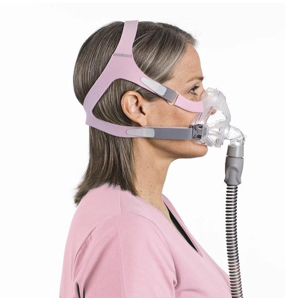 ResMed CPAP Full-Face Mask : # 62502 Quattro FX for Her with Headgear , Medium (Pink)-/catalog/full_face_mask/resmed/62501-04