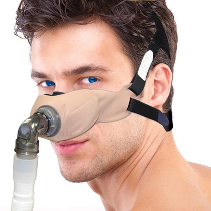 Circadiance CPAP Nasal Mask : # 100563 SleepWeaver Elan with Headgear , Beige-/catalog/nasal_mask/circadiance/100563-01