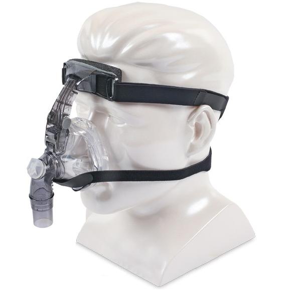 DeVilbiss CPAP Nasal Mask : # 9354S FlexSet Silicone with Headgear , Small-/catalog/nasal_mask/devilbiss/9354D-03