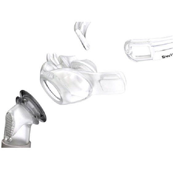 ResMed CPAP Nasal Pillows Mask : # 61500 Swift FX with Headgear , Small, Medium, Large Pillows-/catalog/nasal_pillows/resmed/Resmed-Swift-FX-03